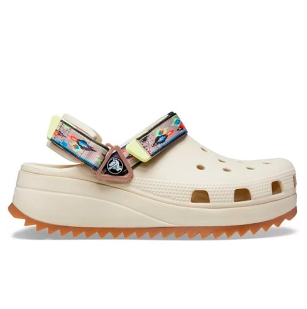 Crocs Classic Hiker Ikat Clogs Bone