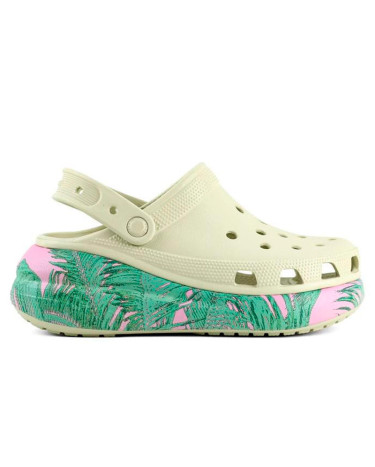 Crocs Classic Crush Clog Spring Break Vanilla Multi