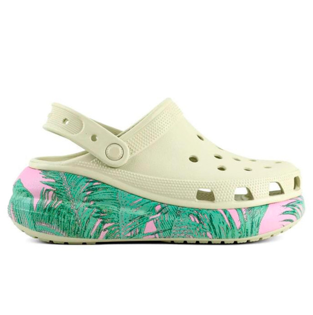 Crocs Classic Crush Clog Spring Break Vanilla Multi