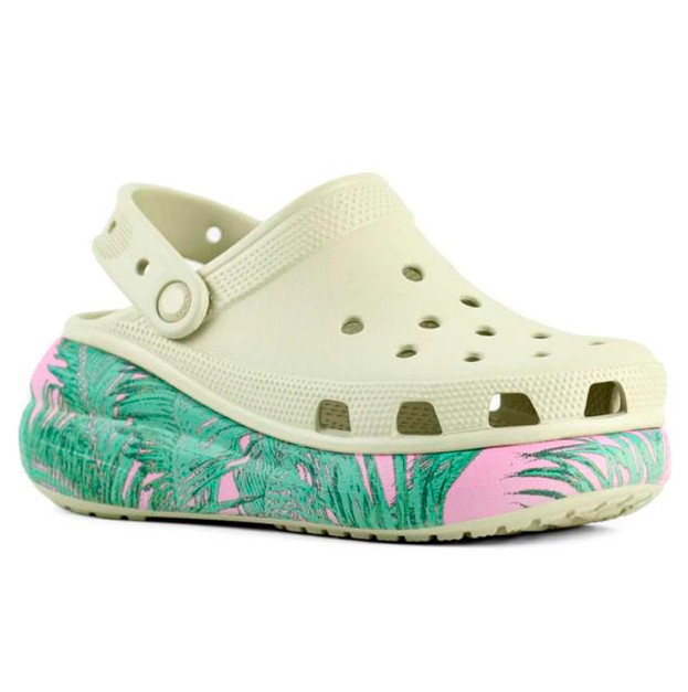 Crocs Classic Crush Clog Spring Break Vanilla Multi