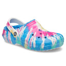 Crocs Classic Lined Tie-Dye Clog Powder Blue Multi