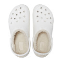 Crocs Classic Platform Lined Clog White