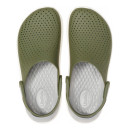 Crocs LiteRide Clog Army Green White
